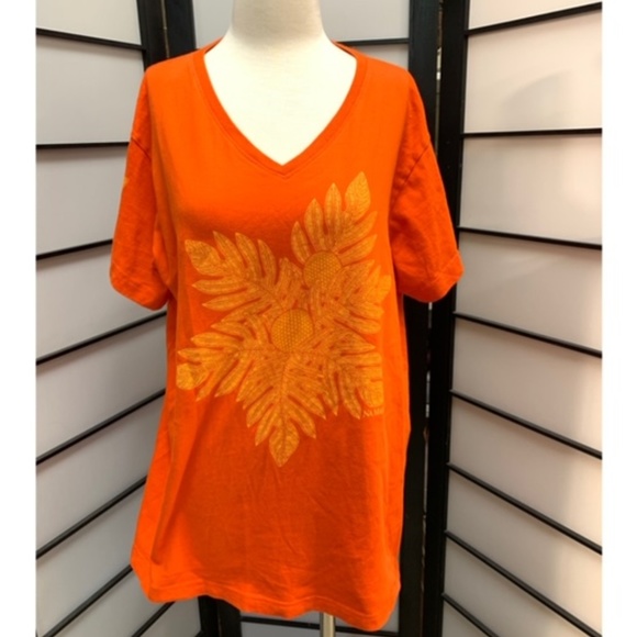 Na Makua Hawaii Tops - Breadfruit ULU Print Shirt Made In Hawaii
